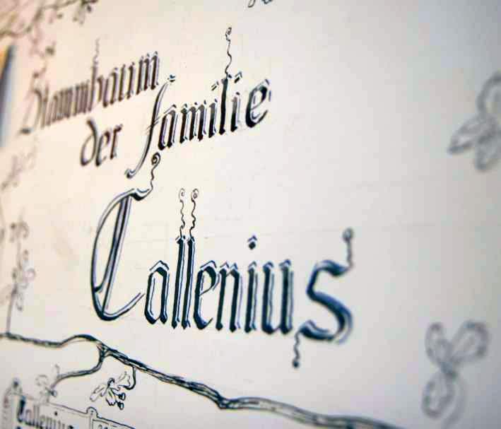 Stammbaum der Familie Callenius